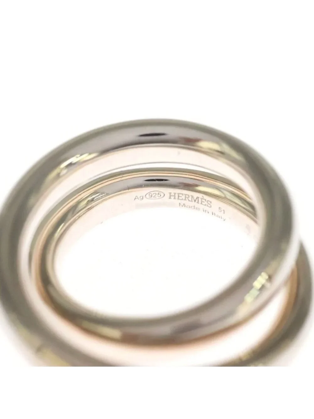 Hermes Vertige Ring Silver